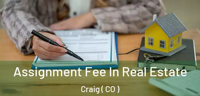 Assignment Fee In Real Estate Craig ( CO )