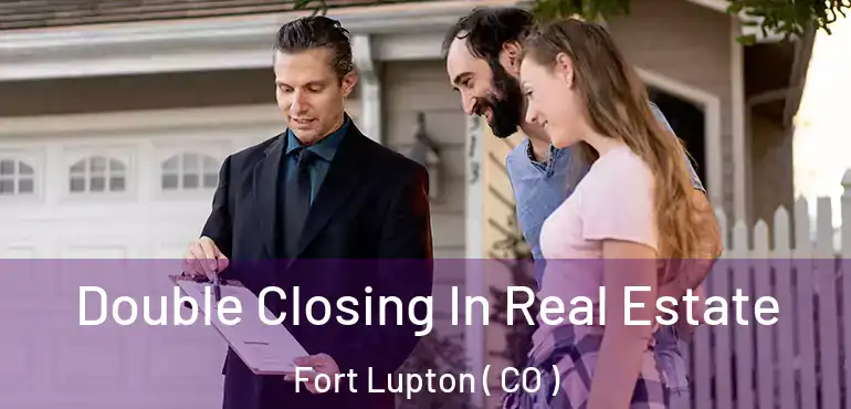 Double Closing In Real Estate Fort Lupton ( CO )