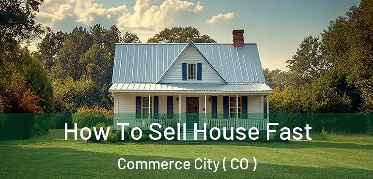 How To Sell House Fast Commerce City ( CO )