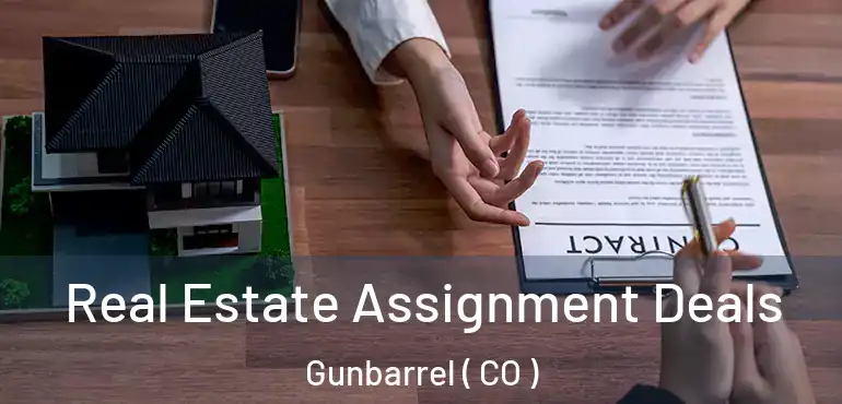  Real Estate Assignment Deals Gunbarrel ( CO )