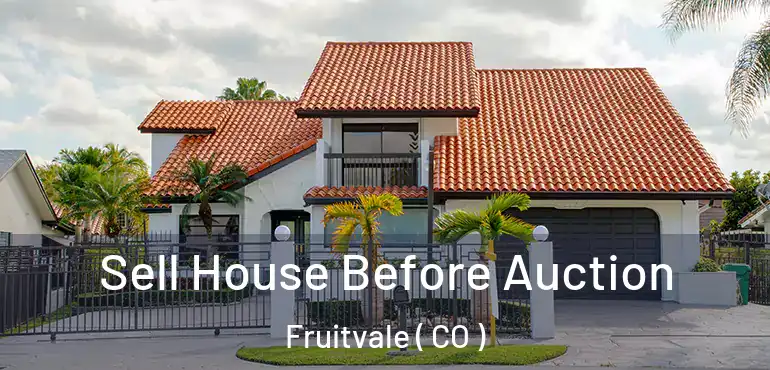 Sell House Before Auction Fruitvale ( CO )