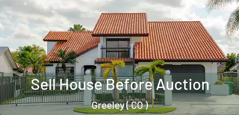 Sell House Before Auction Greeley ( CO )