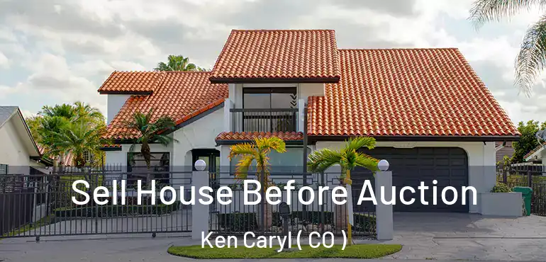 Sell House Before Auction Ken Caryl ( CO )