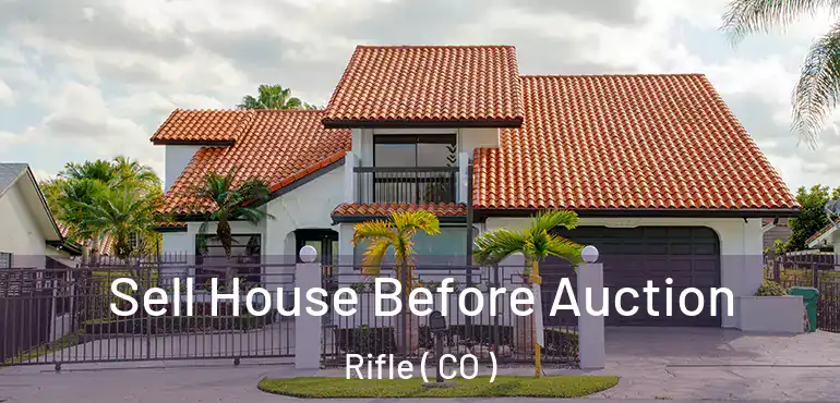 Sell House Before Auction Rifle ( CO )