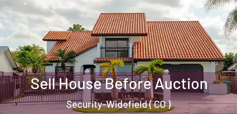 Sell House Before Auction Security-Widefield ( CO )