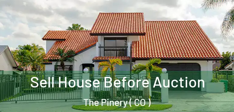 Sell House Before Auction The Pinery ( CO )