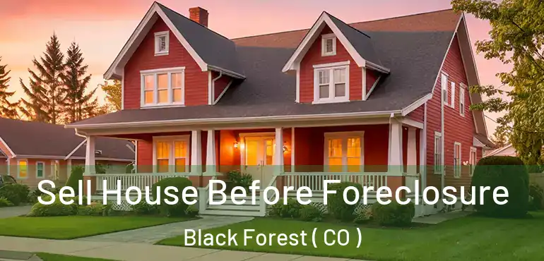 Sell House Before Foreclosure Black Forest ( CO )
