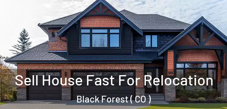 Sell House Fast For Relocation Black Forest ( CO )
