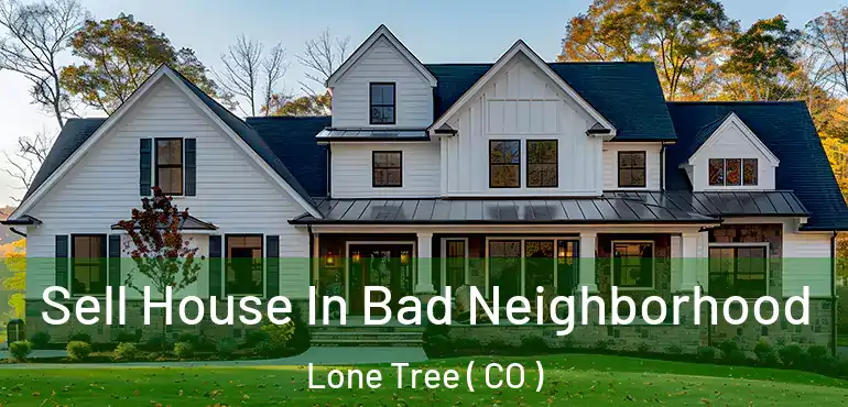 Sell House In Bad Neighborhood Lone Tree ( CO )