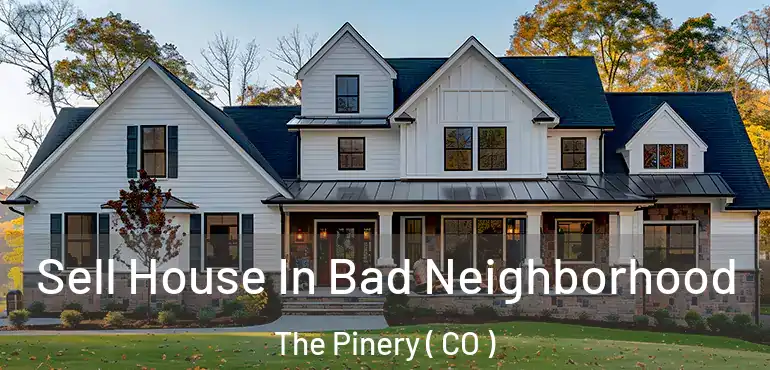 Sell House In Bad Neighborhood The Pinery ( CO )