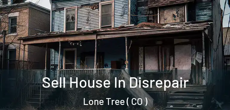 Sell House In Disrepair Lone Tree ( CO )