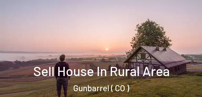 Sell House In Rural Area Gunbarrel ( CO )