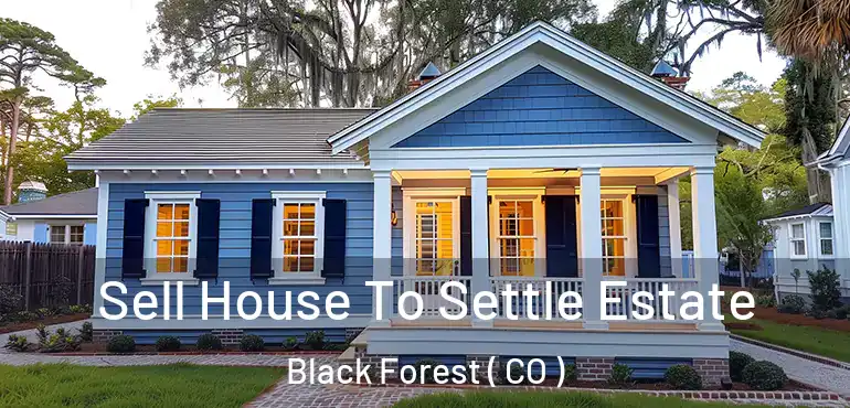 Sell House To Settle Estate Black Forest ( CO )