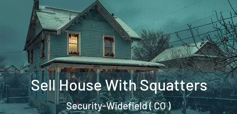 Sell House With Squatters Security-Widefield ( CO )