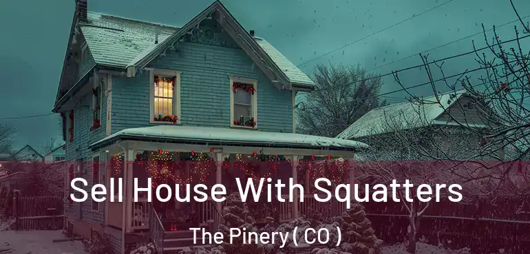 Sell House With Squatters The Pinery ( CO )