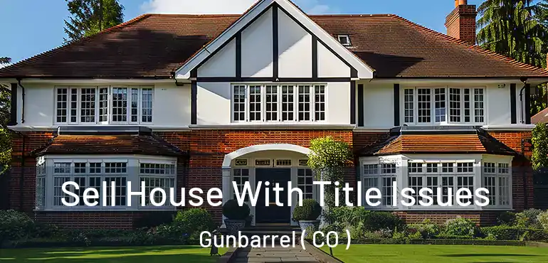 Sell House With Title Issues Gunbarrel ( CO )