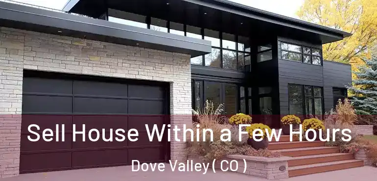 Sell House Within a Few Hours Dove Valley ( CO )