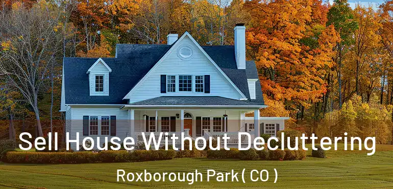 Sell House Without Decluttering Roxborough Park ( CO )