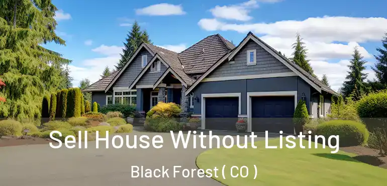 Sell House Without Listing Black Forest ( CO )