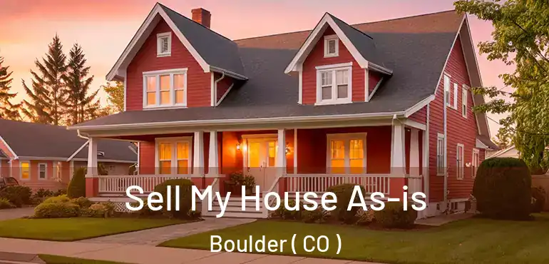 Sell My House As-is Boulder ( CO )