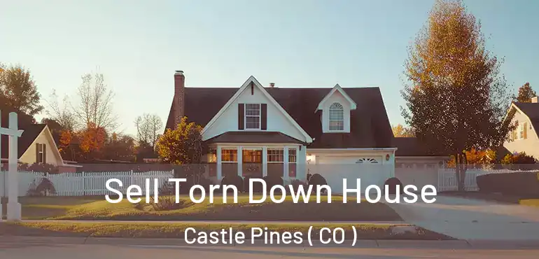 Sell Torn Down House Castle Pines ( CO )