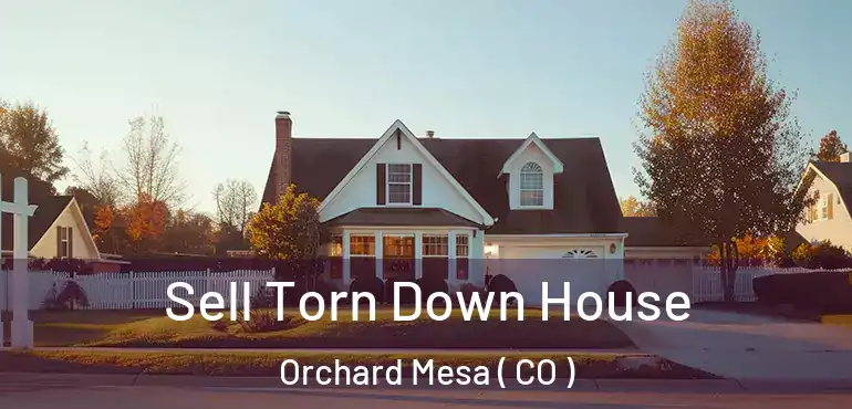Sell Torn Down House Orchard Mesa ( CO )