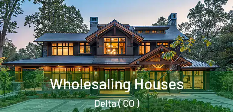 Wholesaling Houses Delta ( CO )